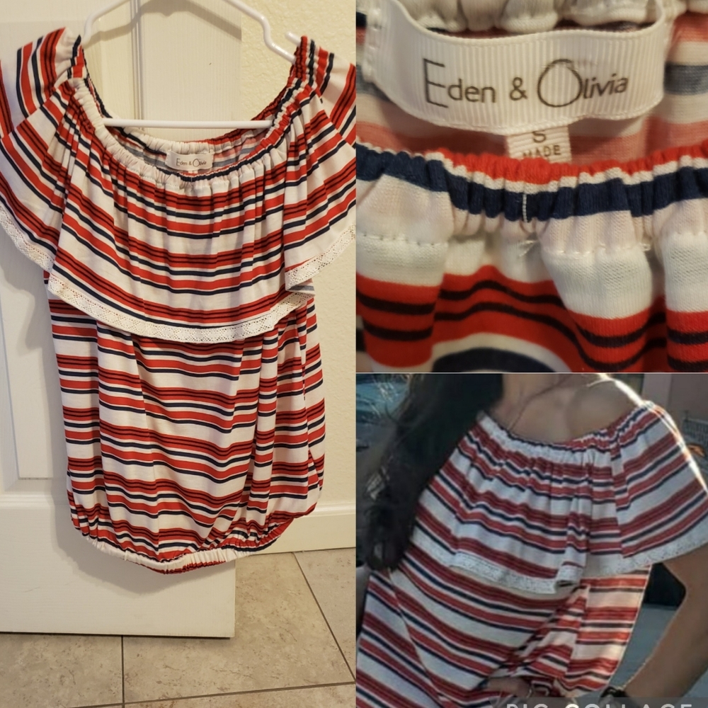 Off shoulder tops short sleeve t shirt lose sexy tank blouse, S size.